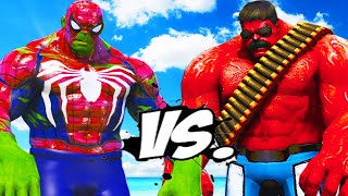 HULK - SPIDERMAN VS RED HULK