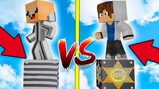 ШЕРИФ ЛАКИ БЛОК VS ПРЕСТУПНИК ЛАКИ БЛОК! НУБ ПРОТИВ ПРО! ВЫЖИТЬ НА 1 БЛОКЕ! #25