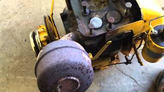 cub cadet model 86 engine rebuild part 1 remove kohler k181
