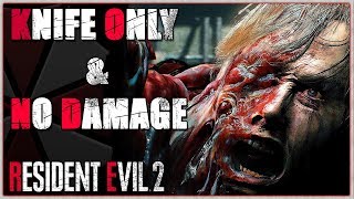 Resident Evil 2 Remake Hardcore -  William Birkin First Form Boss (Knife Only & No Damage)
