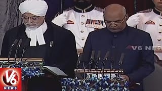 Ram Nath Kovind Taking Oath As 14th President Of India | Delhi | V6 News
