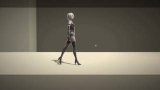 NieR:Automata(ニーア オートマタ)　 Eエンディング鬼畜シューティング