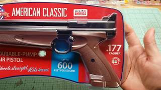 Crosman 1377 Unboxing review & shooting test- BEST BUDGET PISTOL!!
