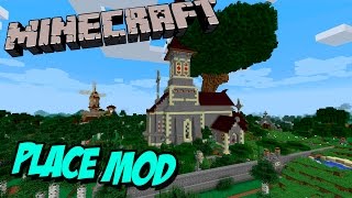 PLACE MOD - Estructuras gigantes en tu mundo!!! - Minecraftmod 1.7.10, 1.8 y 1.9 Review ESPAÑOL