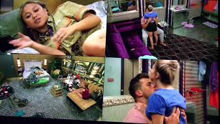 Big Brother 19 Mark, Elena lots of kisses - bb19 live feeds