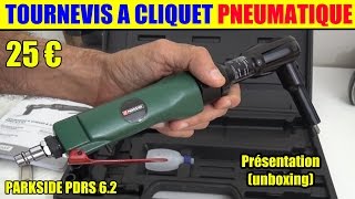 tournevis à cliquet pneumatique parkside lidl clef pneumatic ratchet druckluft-ratschenschrauber