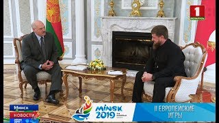 Александр Лукашенко наградил Рамзана Кадырова Орденом дружбы народов