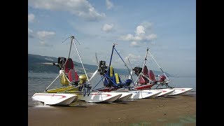 Полеты на гидро мотодельтаплане (дельталете) в Самаре. Flights on the Floats trike amphibious.