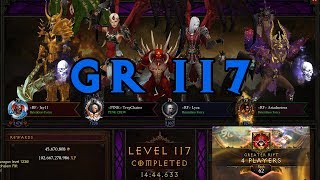 Diablo III Season 11 - 4man Greater Rift 117