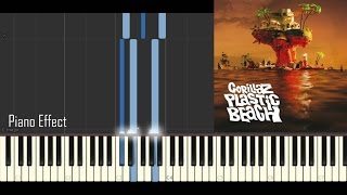Gorillaz - Melancholy Hill (Piano Tutorial Synthesia)
