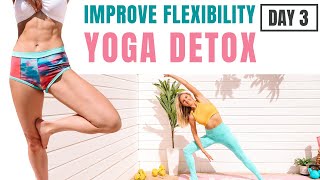 YOGA DETOX & IMPROVE FLEXIBILITY - DAY 3 SUMMER SERIES | Rebecca Louise