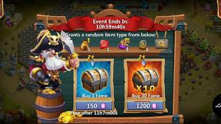 Castle Clash Trying The New Pirate Booty for the Goods
