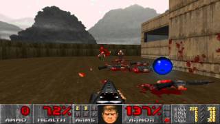 Brutal doom + Hi-res texture pack gameplay