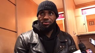 LeBron James On His 23 Point Fourth Quarter vs Nets, Scoring 18 In A Row & More