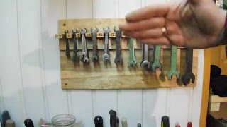 Подставка под гаечные ключи быстро и просто / Stand wrenches
