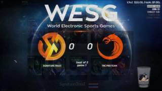 WESG 2016 - Signature.Trust vs TNC Pro Team #Game1