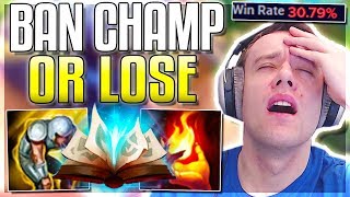 *WARNING* ban this champion or you WILL lose - Journey To Challenger | LoL
