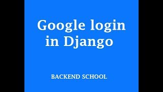 Backend School-Generate google Client Id and secret key