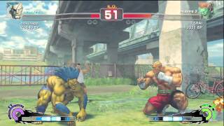 SSF4: Bonchan (Sagat) VS T SRAI (Blanka)