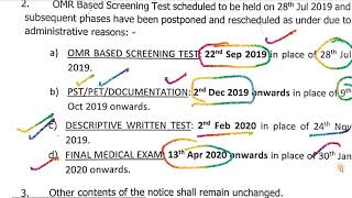 BSF Head Constable HC (RO) & (RM) vacancy NEW EXAM DATES
