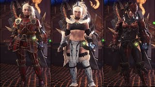 Monster Hunter World - All 102 Female Armor Sets & Outfits Showcase