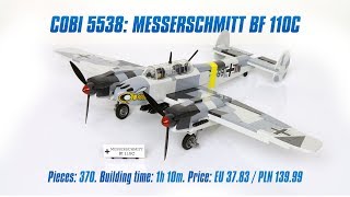 [COBI 5538] Messerschmitt Bf 110C review & speed build