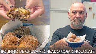 BOLINHO DE CHUVA RECHEADO DE CHOCOLATE - Segredinhos #Fernandão no Fogão