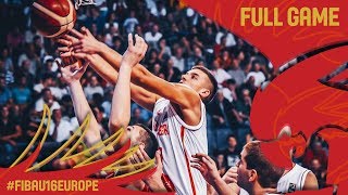 Montenegro v Serbia - Full Game - Semi-Final - FIBA U16 European Championship 2017