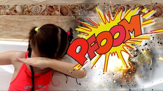 ВЗРЫВ В ВАННОЙ! Я - Зефирка!  EXPLOSION IN THE BATHROOM!