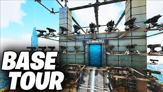 FULL TEK BASE MOUNTAIN BASE TOUR & DESIGN | ARK SURVIVAL EVOLVED