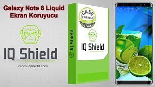 IQ Shield Galaxy Note 8 Liquid Ekran Koruyucu İncelemesi (Kılıf Uyumlu)