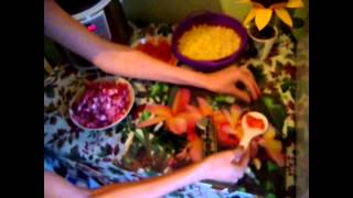 Мясо с картошкой и овощами в мультиварке