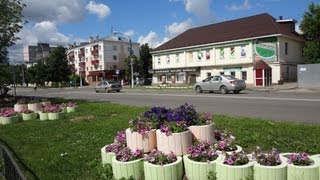 Въезд в Егорьевск, ул Рязанская, ул. Советская, проспект Ленина, май 2013