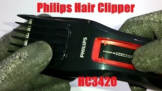 Philips Hair Clipper  HC3420 Unboxing and Disassembly