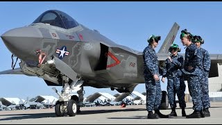 F-35 Lightning II fighter jets arrive at Naval Air Station Lemoore