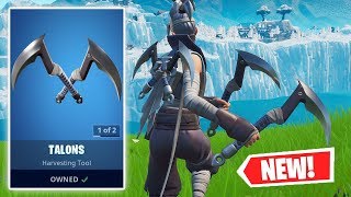 NEW TALONS Pickaxe Gameplay in Fortnite!