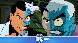 Batman VS Two-Face | Classic Batman Cartoons | DC Kids