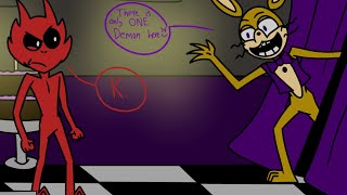 Glitchtrap and Mwah (Five Nights at Freddy's Speedpaint)