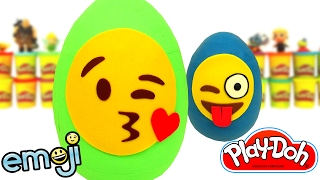Huevos Sorpresas de Emoji en Español de Plastilina Play Doh