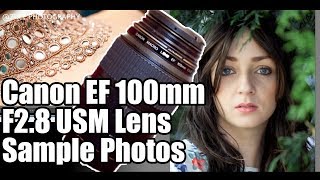What can you shoot with a canon 100mm 2.8 lens