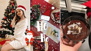 VLOGMAS#8 ЗАКУПКА ПРОДУКТОВ НА СТОЛ, СЕРВИРОВКА СТОЛА,  ШОКОЛАДНЫЙ МУСС, МОИ ФОТО ИСПОЛЬЗУЮТ