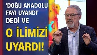 Prof. Dr. Naci Görür, "Doğu Anadolu fayı uyandı" dedi ve o ilimizi uyardı!