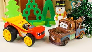 Мультики про машинки Вспыш и чудо машинки и Тачки Новогодние подарки Мультфильмы для детей