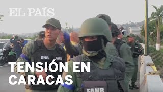 Vídeo en primera persona: máxima tensión en CARACAS