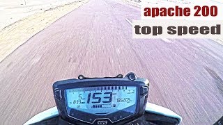 RIDING my apache 200 || 150+ Kmph   \\TOP SPEED//