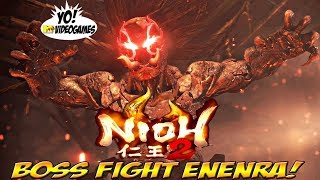 Nioh 2 Alpha! Boss Fight Enenra! - YoVideogames