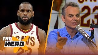 Colin on LeBron's ejection vs the Heat, Durant and Steph Curry talking Lonzo Ball | THE HERD