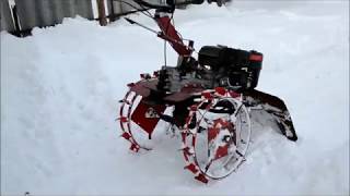 Снегоуборщик из культиватора за час !