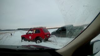 LADA VESTA, Land Rover, Mitsubishi L200, NIVA 3D, ВАЗ 21099 тест-драйв по снегу (анонс)
