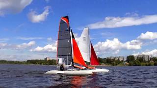 ВВР 2018 MiniCat 460 Race надувной парусный катамаран